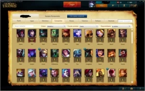 acc Prata 4, 72 Champs, 13 SKINS - League of Legends LOL