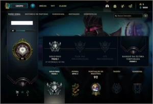 Conta prata 1 com 34 champs e 6 skins - League of Legends LOL