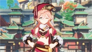 Conta AR30 Ayaka+Rosaria+Yanfei+Barbara Skin e Benção - Genshin Impact