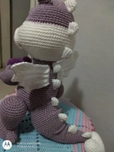 Dragão Lilás Dreams - Artesanato e Personalizados