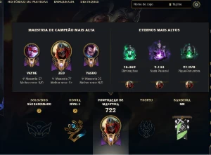 Conta League of legends - Todos campeões - 570+ skins +++ LOL