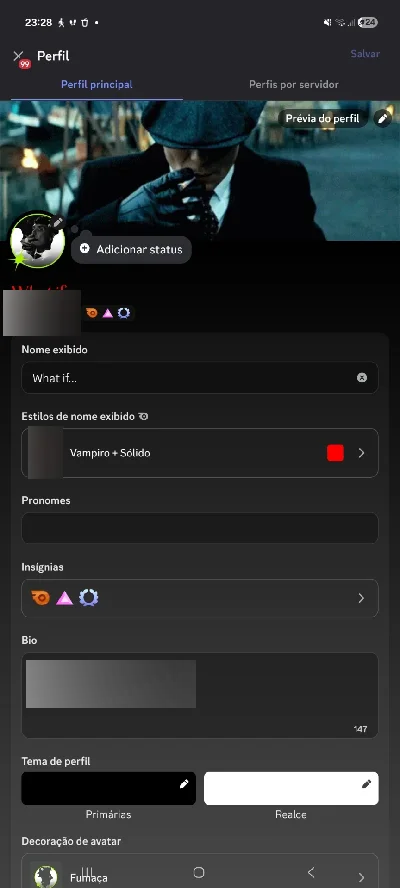 Conta com nitro - Discord