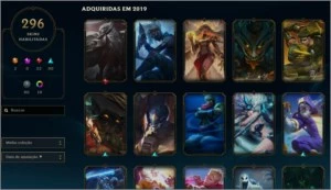 League Of Legends-300 Skins-Todos Heróis- Plat 1 Solo e TFT. LOL
