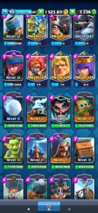 Conta nível 65, 8 carta nível máximo,10 evolução, conta boa - Clash Royale