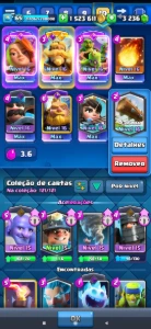 Conta nível 65, 8 carta nível máximo,10 evolução, conta boa - Clash Royale