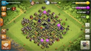 CONTA CLASH OF CLANS CV9 95% FULL
