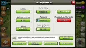 CONTA CLASH OF CLANS CV9 95% FULL