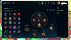 Conta League of leguends com skin vitoriosa s4 ate s10 - League of Legends LOL