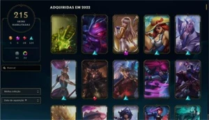 Conta lol 220 skins ja foi mestre - League of Legends