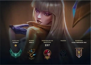 Conta lol 220 skins ja foi mestre - League of Legends