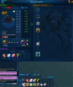 LADMO> Conta com Alter B (Server Alphamon) - Digimon Masters Online