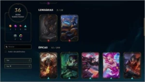 VENDO CONTA LEAGUE OF LEGENDS BARATA LOL