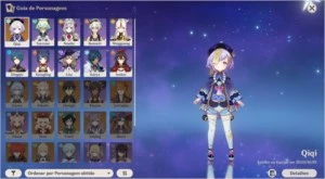 ✨ PACK DE CONTAS GENSHIN IMPACT COM QIQI + PERSONAGENS 4 ⭐ ✨