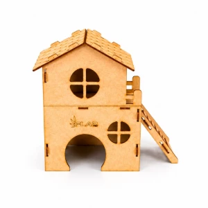 Kit 2 Casinhas Premium para Hamster - Flap Pet - Artesanato e Personalizados