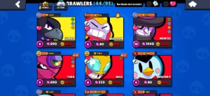 Conta brawl stars com passe da temporada, 2 lendários!!