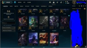 Conta League of Legends Diamond4 LOL