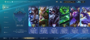 Conta wild rift 180 skins Ex desafiante 7 maestrias 7 - League of Legends: Wild Rift LOL WR