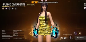 Conta FF com itens do evento Paradoxo, Soul Land,Thompson ev - Free Fire