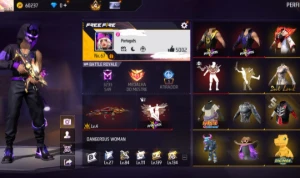 Conta FF com itens do evento Paradoxo, Soul Land,Thompson ev - Free Fire