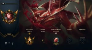 CONTA GOLD 4 HONRA 0 - League of Legends LOL