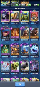 Conta de clash Royale 17 evos 4 Heróis lvl 61 ultima arena