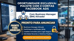 Facebook com BM Ativado | Pronto para Anunciar | 2FA
