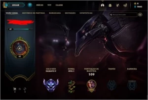 Conta smurf recente upada para o diamante IV - 0 Bans - League of Legends LOL