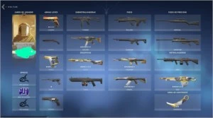 conta valorant varias skins