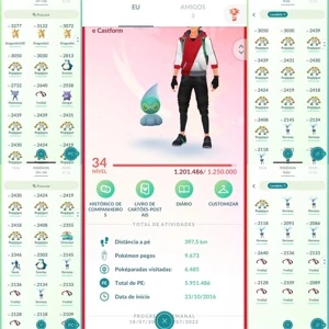 Conta Pokemon Go Nível 34 - Pokémon