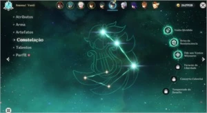 Genshin impact rank 58 com 12 chars 5 e 7 armas t5