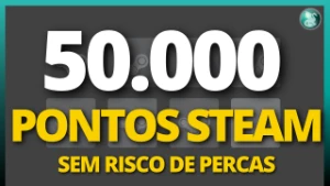 50.000 Pontos Steam (Steam Points) ON 24/7