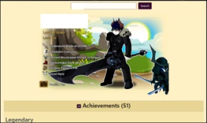 Desapego AQW conta, conta barata - Adventure Quest World