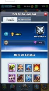 Conta Clash Royale Th11 Todas as lendária liga desafiante II