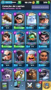 Conta Clash Royale Th11 Todas as lendária liga desafiante II