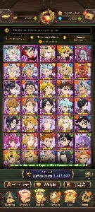 [7DS] Conta Iniciante, +1800 diamantes, + Time de Demons - Seven Deadly Sins