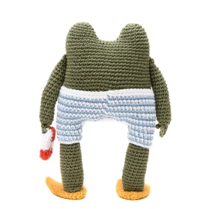 Sapo com Bóia Amigurumi - Artesanato e Personalizados