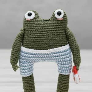 Sapo com Bóia Amigurumi - Artesanato e Personalizados