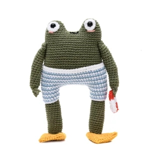 Sapo com Bóia Amigurumi - Artesanato e Personalizados