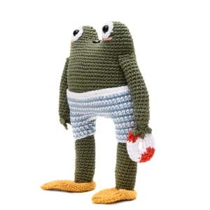 Sapo com Bóia Amigurumi - Artesanato e Personalizados