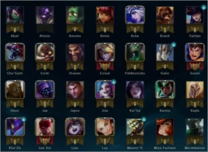 Conta League of Legends Diamante em 2 filas. Preço Fictício. LOL