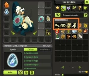 Troco por 50 mk ou Brutas - Iop lvl 200 com certificado - Dofus