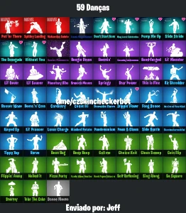 Continha de fortnite