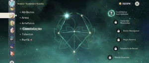 Conta Kazuha c1+ Hutao + espada celestial - Genshin Impact