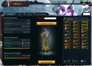 Acc Runescape Maxed 2703 Ttl RS