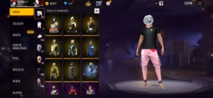 🔥 Conta Free Fire Rara | Amor no Ar + Tengen + Tanjiro 🔥