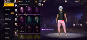 🔥 Conta Free Fire Rara | Amor no Ar + Tengen + Tanjiro 🔥