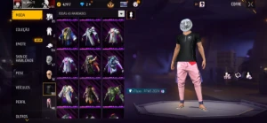 🔥 Conta Free Fire Rara | Amor no Ar + Tengen + Tanjiro 🔥