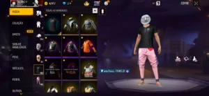 🔥 Conta Free Fire Rara | Amor no Ar + Tengen + Tanjiro 🔥