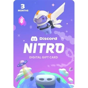 Discord Nitro – 3 Meses + 3 Boosts - Assinaturas e Premium