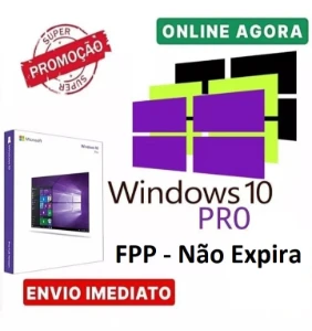 Windows 10 Pro 32/64 Bits - Esd + Nota Fiscal - Softwares e Licenças